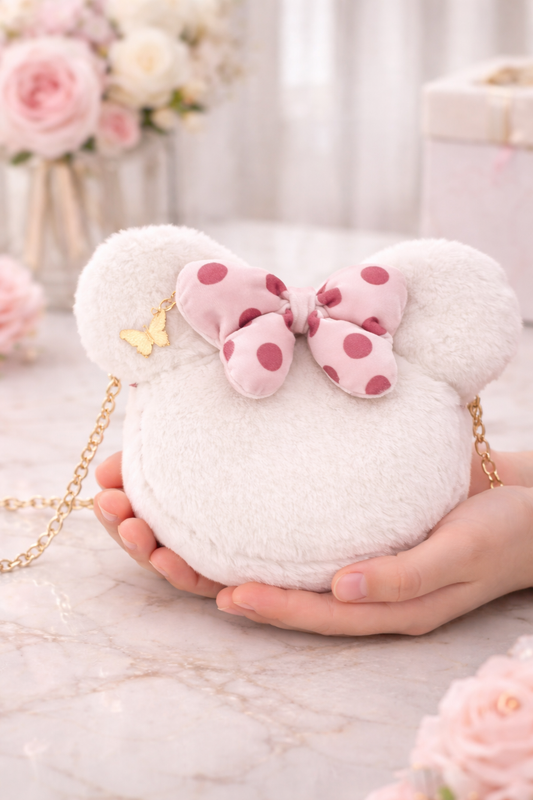 Petite Joséphine™ – Plush Bow Crossbody Bag