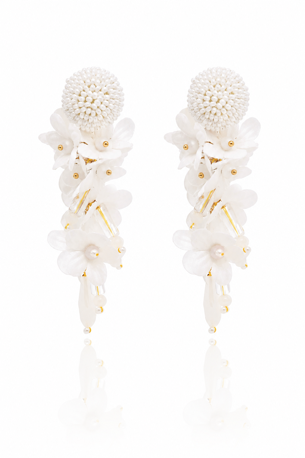 Château Élégance Rosé Cascade Earrings