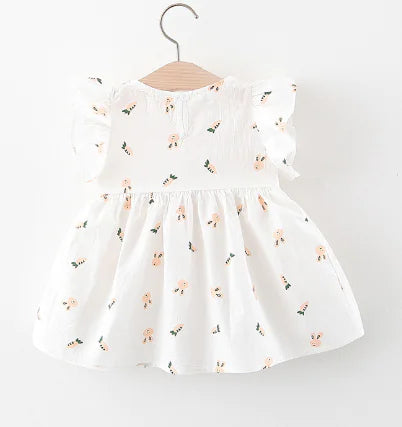 Château Élégance Bébé – Soft Cotton Princess Dress
