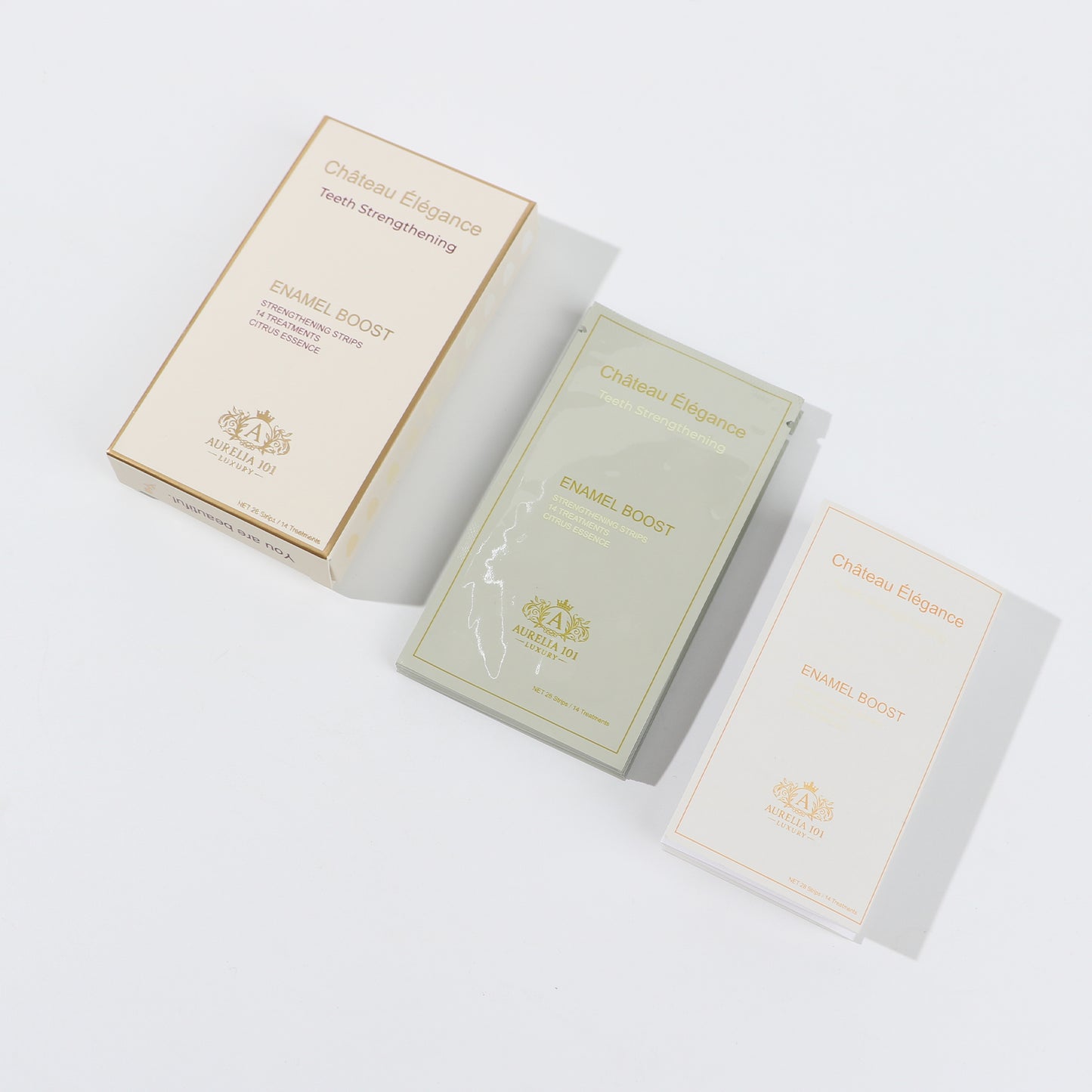 Élégance Enamel Boost Whitening Strips – Citrus Note (14 pcs)