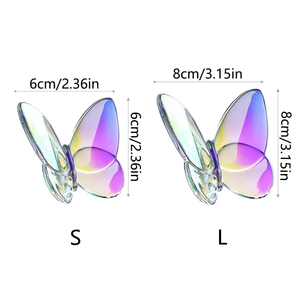 Crystal Butterfly Glow™ — Luxury Optical Art Sculpture