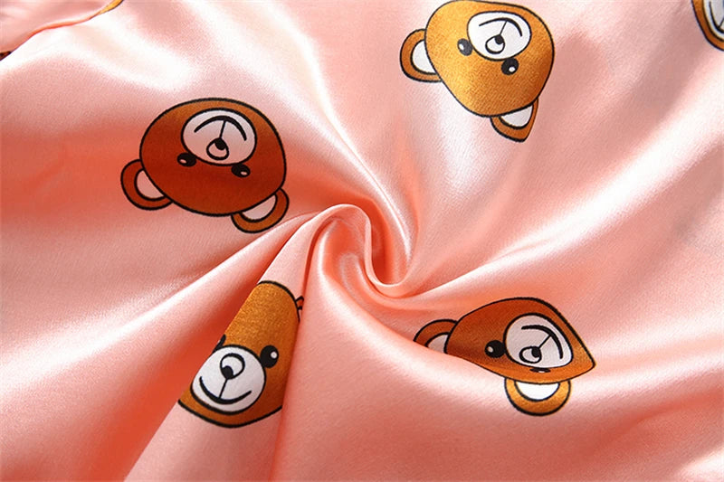 Petit Rêve™ – Refined Satin Summer Pajama Set