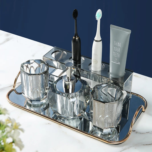 NOIR / No.01 — RITUAL - Crystal Dispenser Smoky Grey