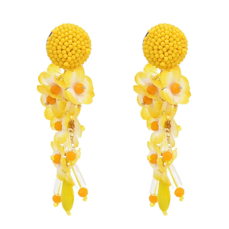 Rosé Cascade Earrings