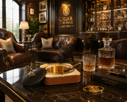 Château Élégance Stag Resin Ashtray