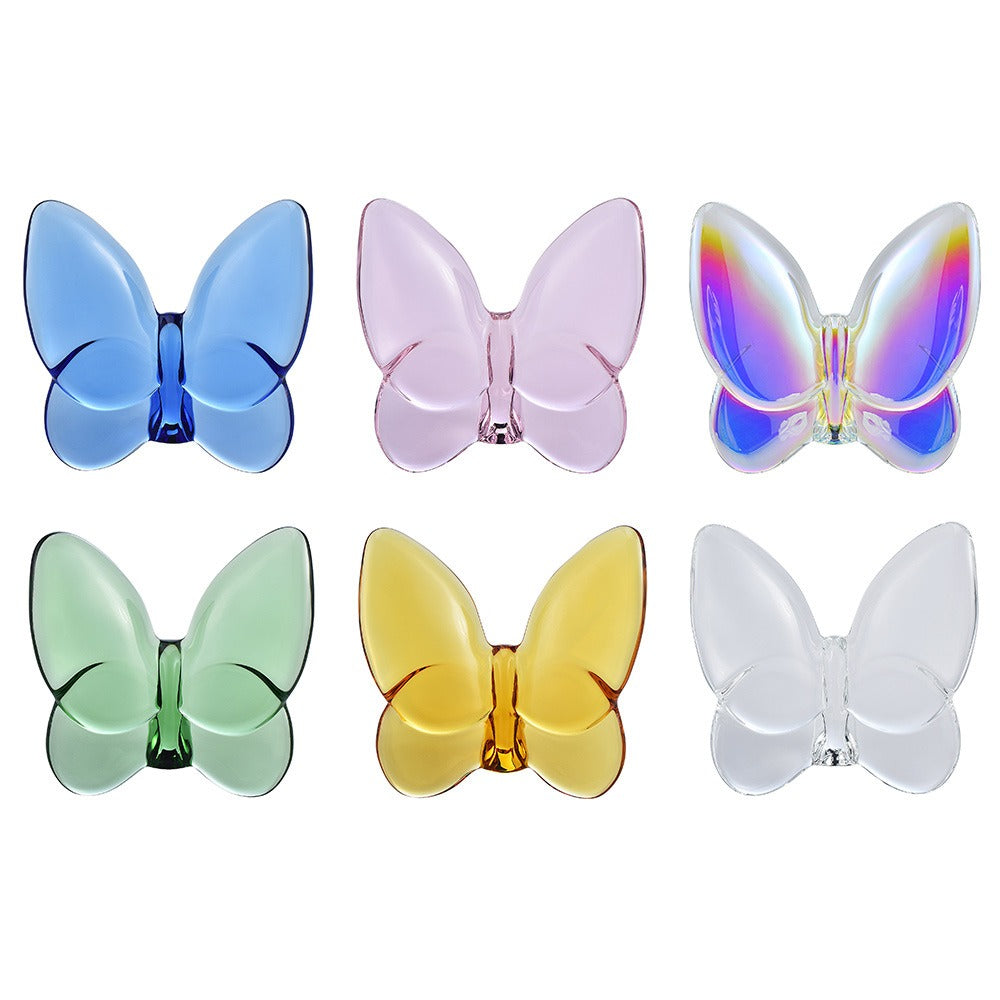 Luxury Butterfly Glow™ Crystal Ornament