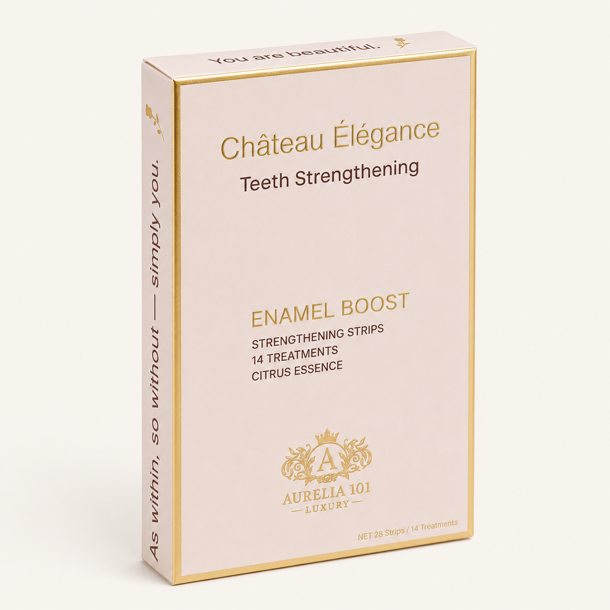Château Élégance Enamel Boost Strengthening Strips – Citrus Essence