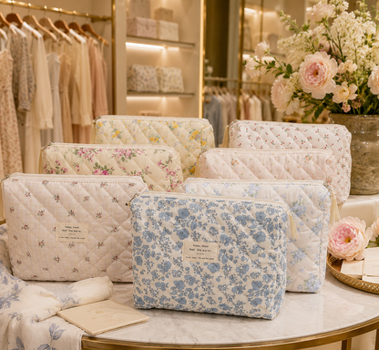 Maison Fleur™ Quilted Vanity Case