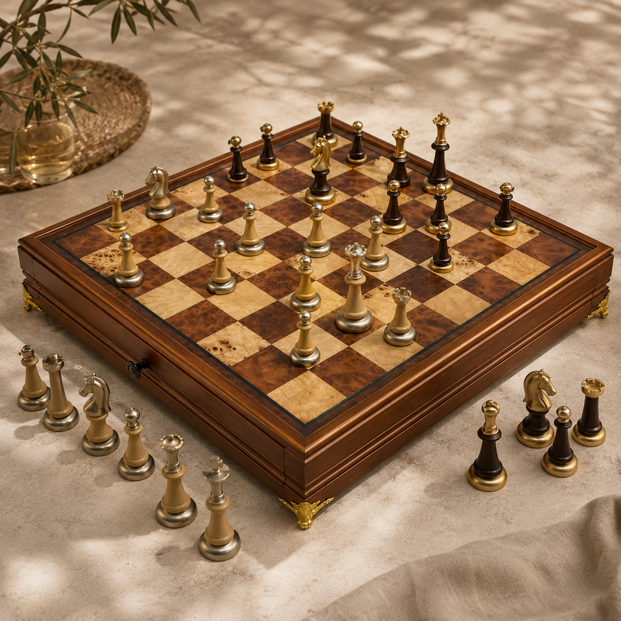 Château Élégance® Maison Héritage Chess Set
