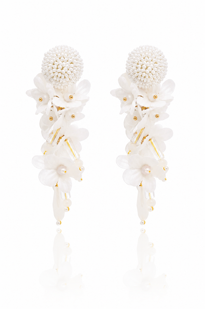Château Élégance Rosé Cascade Earrings