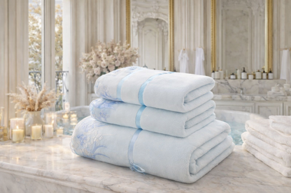 Linge de Bain Élégance
Set de Rituel — Château Élégance