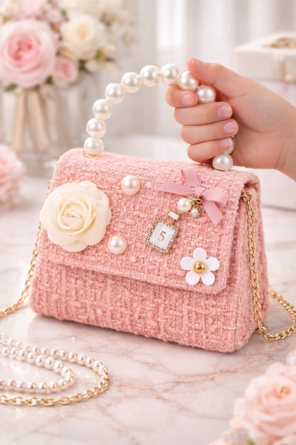 Petite Fleur Joséphine™ – Mini Crossbody Bag for Little Dreamers