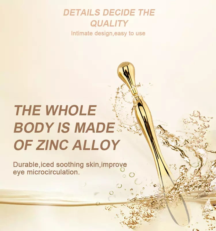 Cooling Eye Cream Applicator · Metal Roller Stick