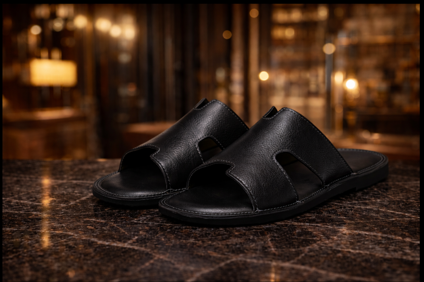 Rive Élément — Leather Slide