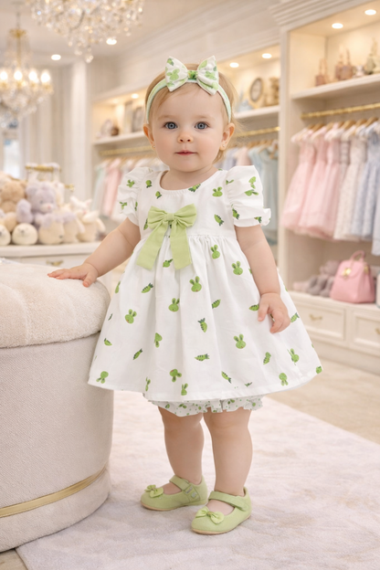 Château Élégance Bébé – Soft Cotton Princess Dress