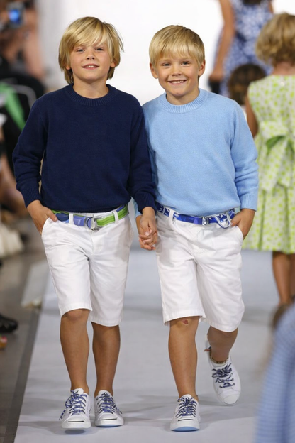 Petit Héritage™ – Pull Classique en Coton Fin