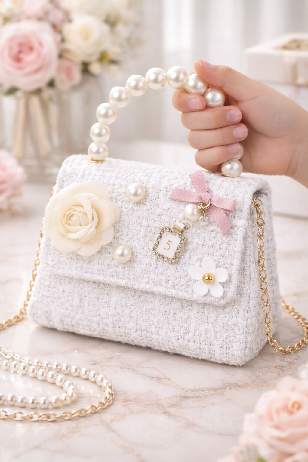 Petite Fleur Joséphine™ – Mini Crossbody Bag for Little Dreamers
