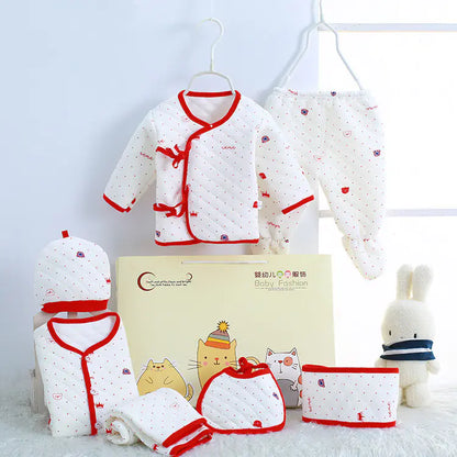 Château Élégance – Newborn Winter Gift Set (7-Piece Ensemble)