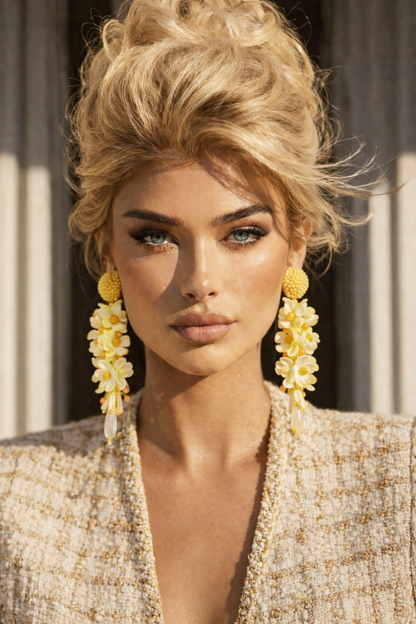 Rosé Cascade Earrings