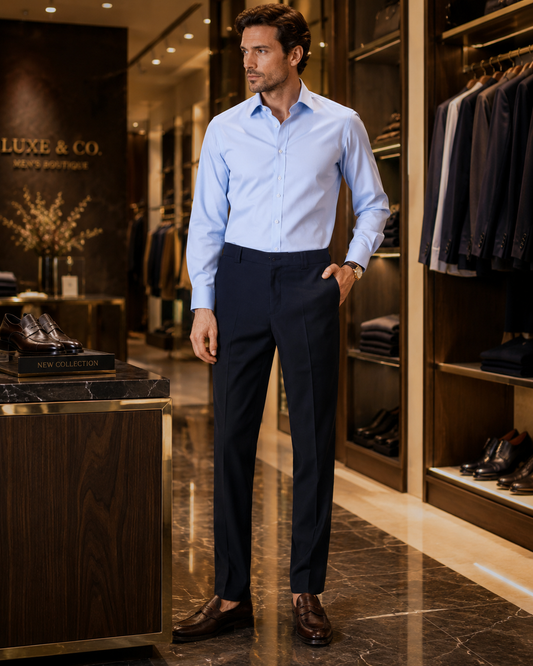 Château Élégance Men’s Slim Fit Tailored Pants