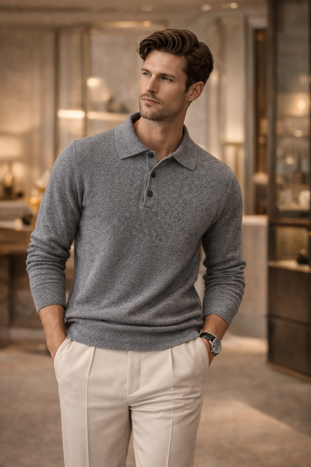 Lux Polo Knitwear