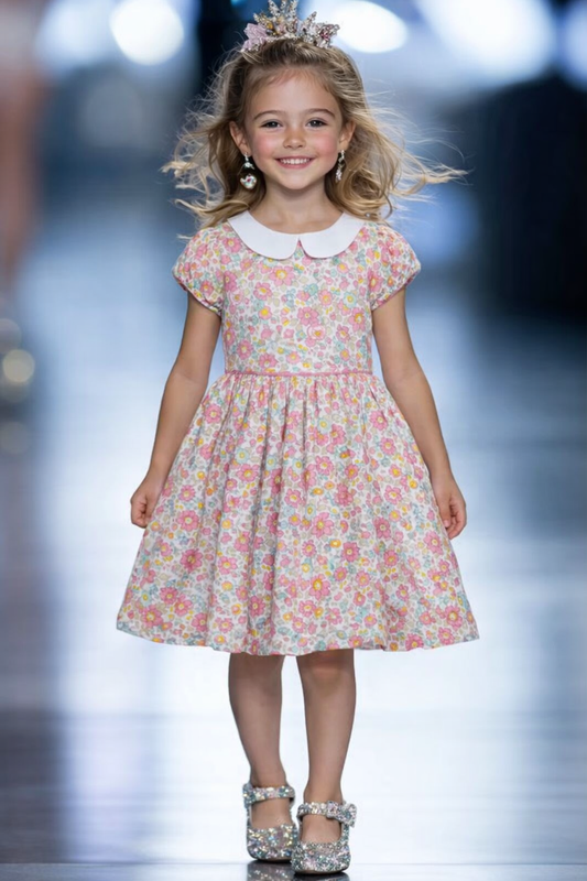 Petite Éloïse™ – Floral Cotton Dress