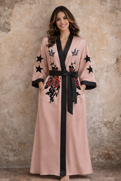 Maison Élégance — Satin L’Intime Kimono