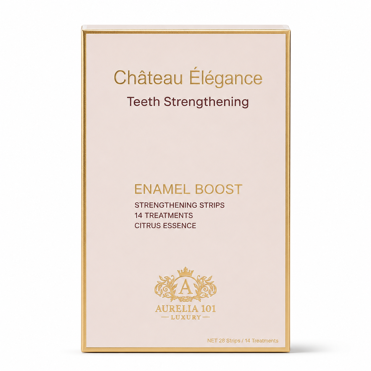 Château Élégance Enamel Boost Strengthening Strips – Citrus Essence