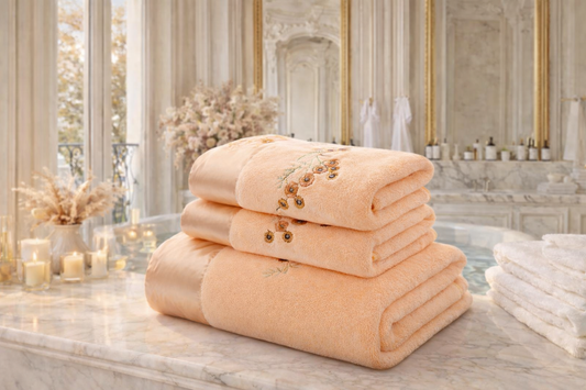 Linge de Bain Élégance
Set de Rituel — Château Élégance
