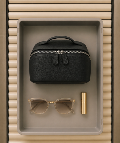Élise Voyage™ Genuine Leather Vanity Case