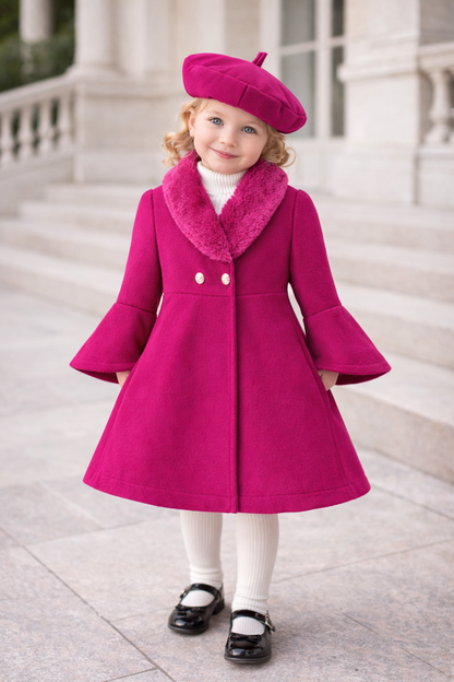 Le Manteau “Petit Alaia” Coat for Girls | Château Élégance