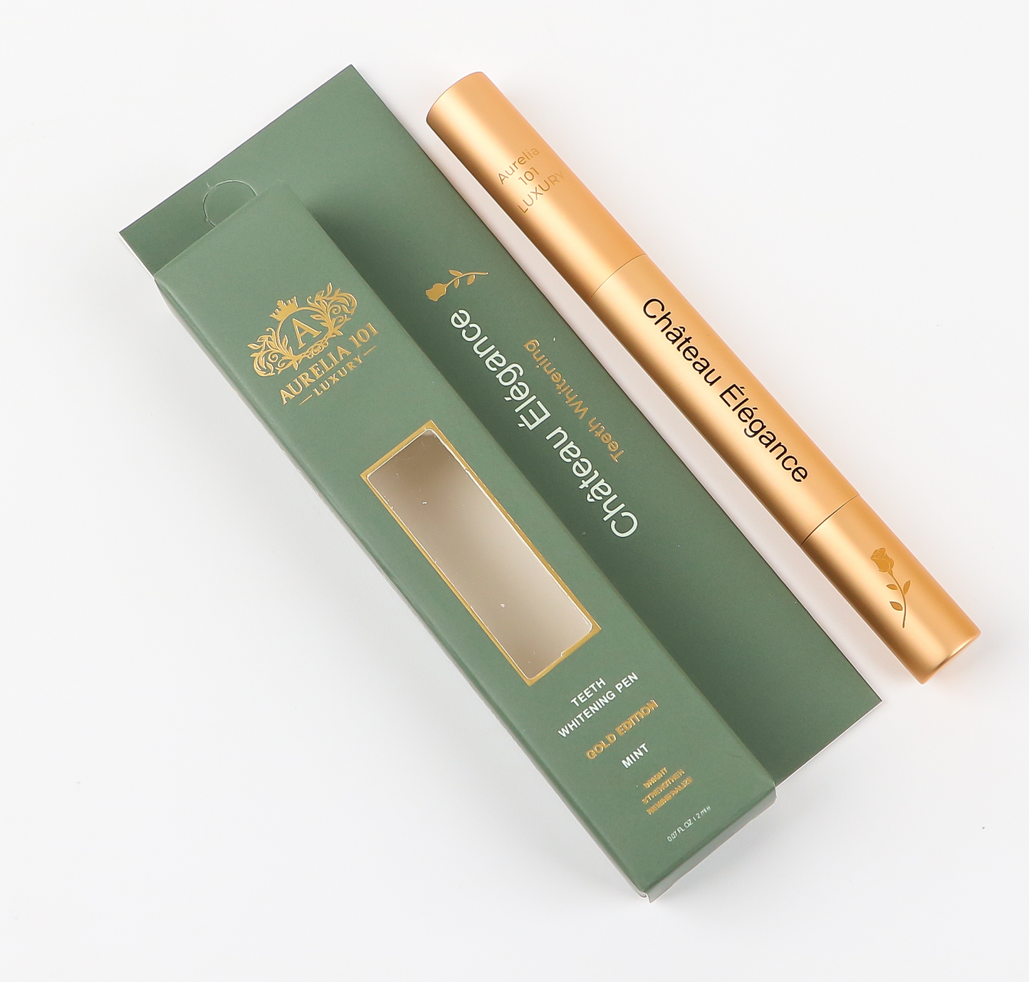 Élégance Teeth Whitening Pen – Gold Edition (2 ml)