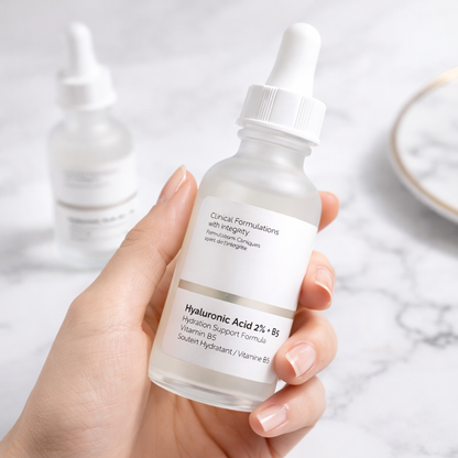 Essence d’Hydratation Pure
Sérum à l’Acide Hyaluronique · Château Élégance