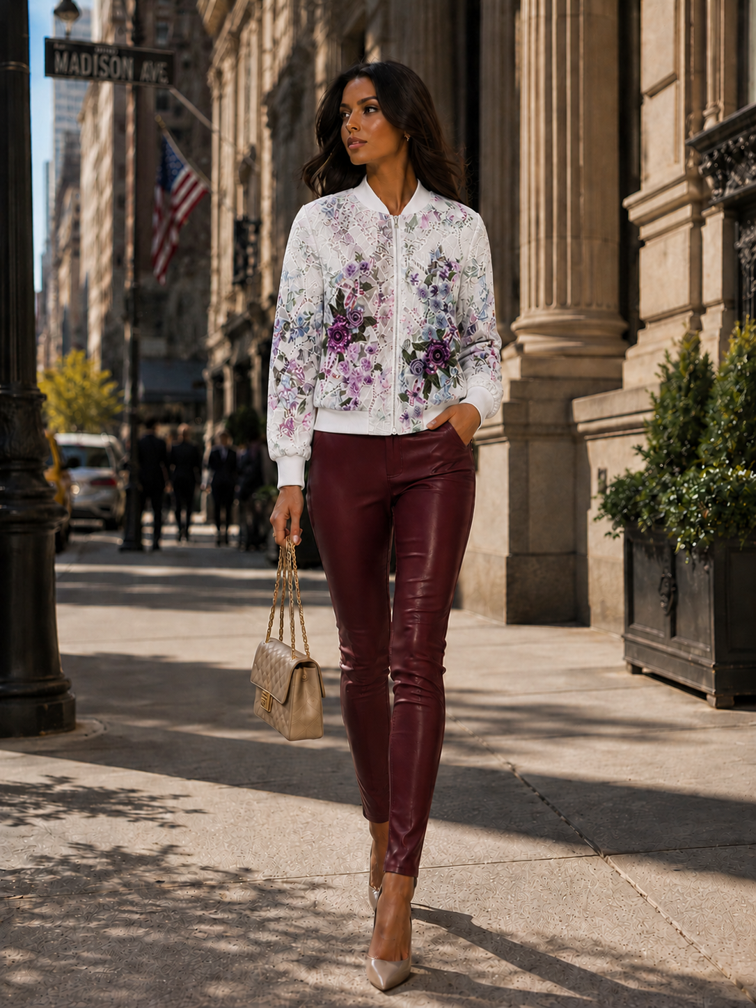 Château Élégance Lilac Tweed Jacket