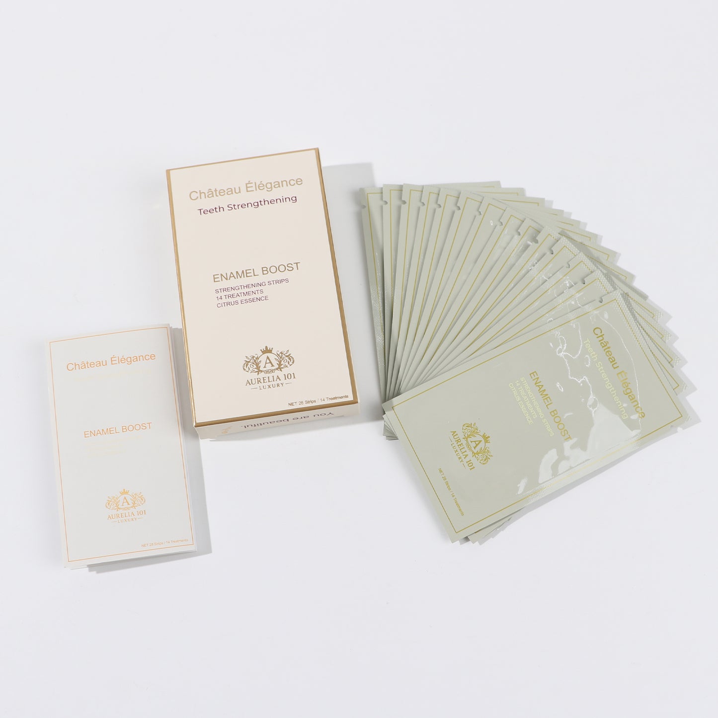 Élégance Enamel Boost Whitening Strips – Citrus Note (14 pcs)