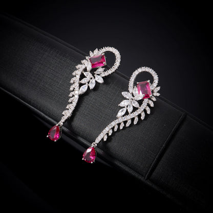 L’Éclat Carmín – Bridal Zirconia Jewellery Set