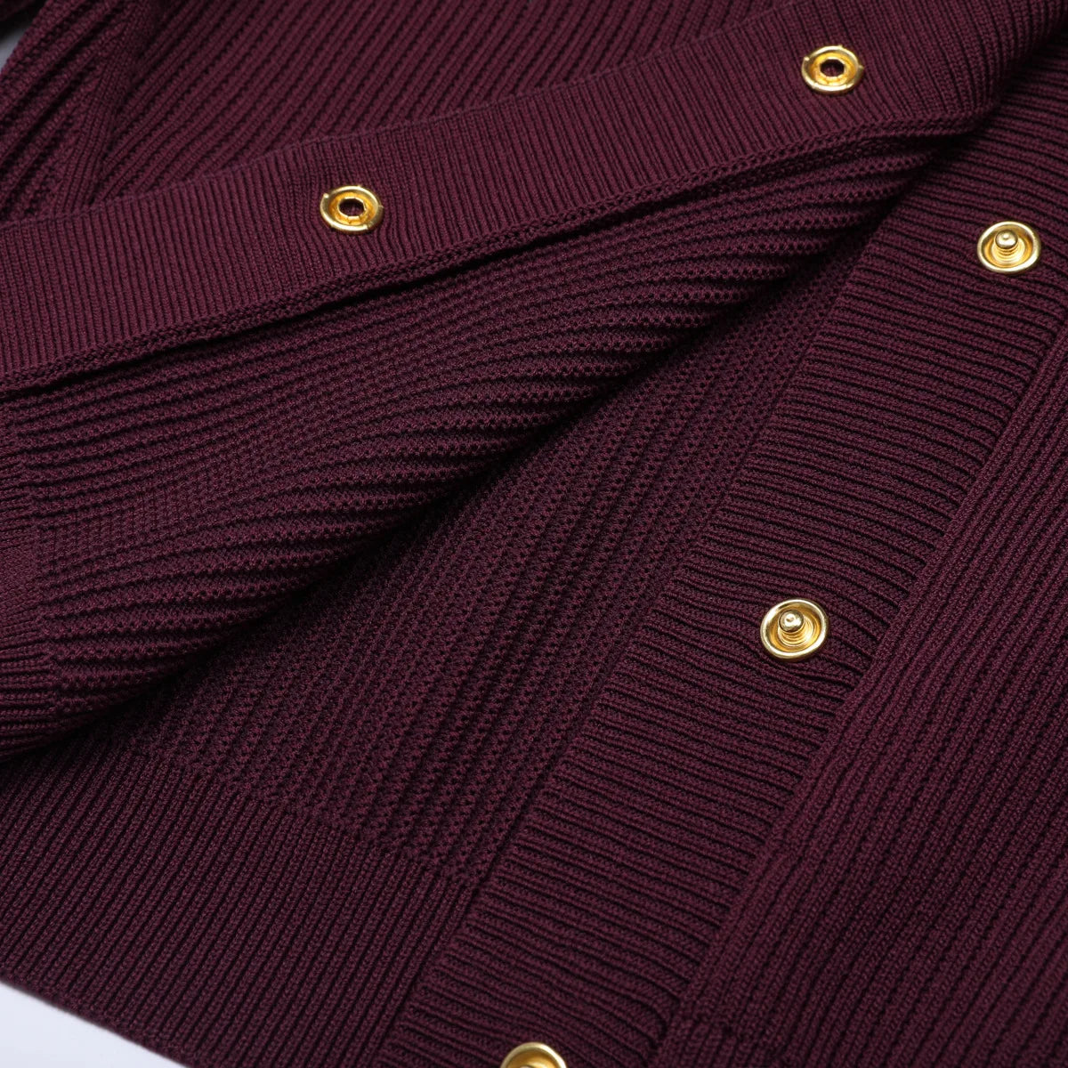 Mini Dress in Ribbed Pointelle Knit