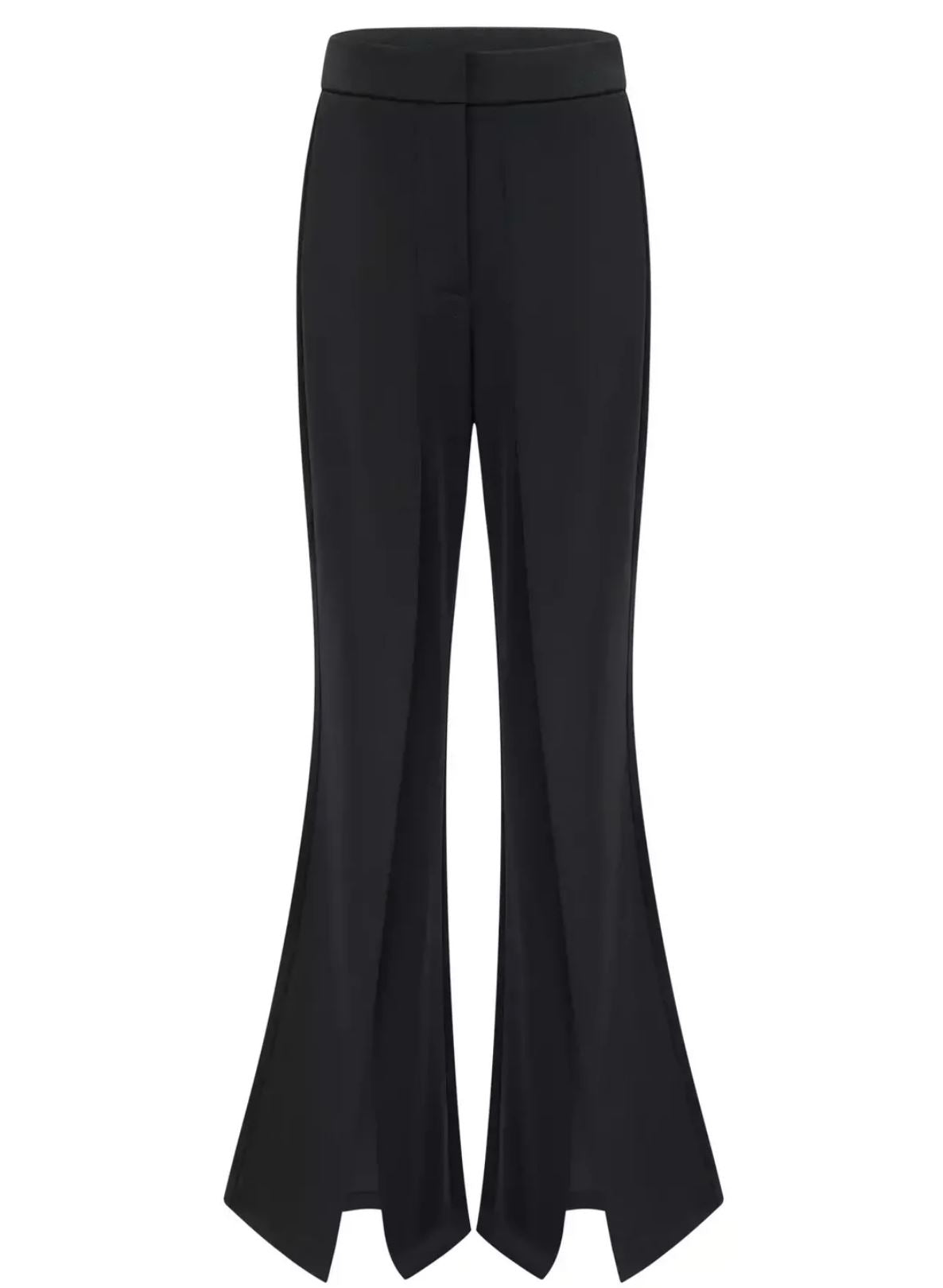 Château Élégance Crystal Floral Blazer Set for Women Black