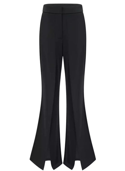 Château Élégance Crystal Floral Blazer Set for Women Black