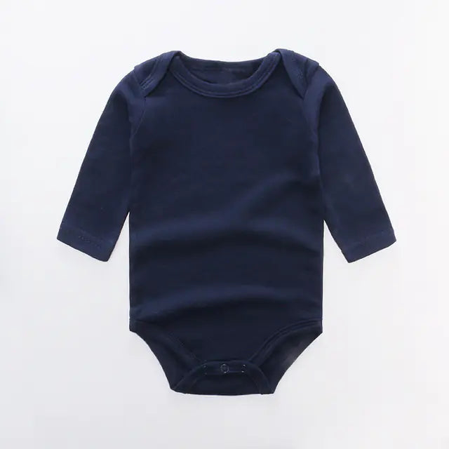 Petit Essentiel — Organic 100% Cotton Newborn Long Sleeve Romper