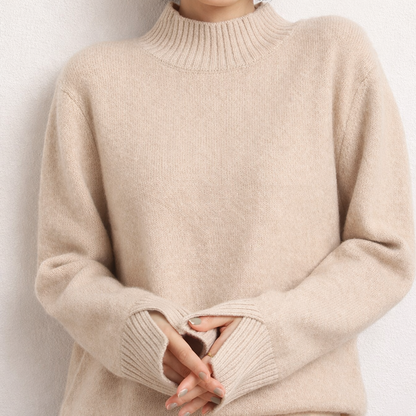 L’Essentiel Claire · Cashmere High-Neck Sweater