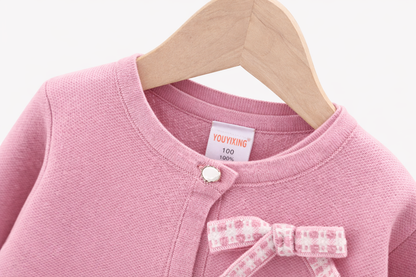 Château Élégance – Knit Dress with Bow Detail & Heritage Skirt