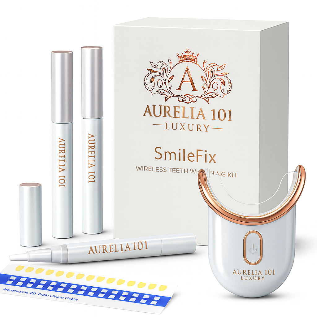 SmileFix Radiance Whitening Kit – LED + 3 Pens (White Edition)