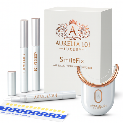 SmileFix Radiance Whitening Kit – LED + 3 Pens (White Edition)