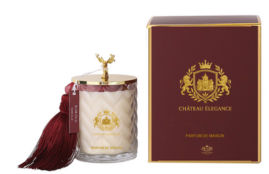 Château Élégance – Luxury Scented Candle Rose Oud