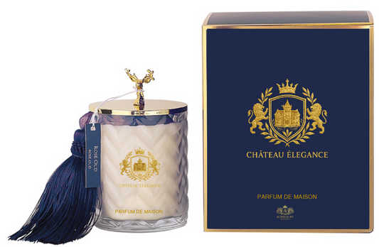 Château Élégance – Rose Oud Luxury Scented Candle - Midnight Edition