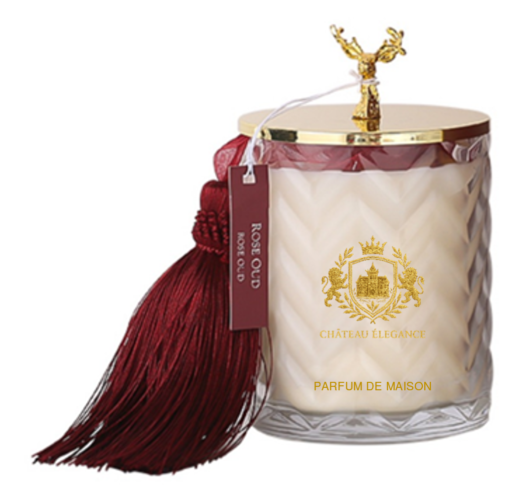 Château Élégance – Luxury Scented Candle Rose Oud