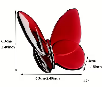 Crystal Butterfly Glow™ — Luxury Optical Art Sculpture