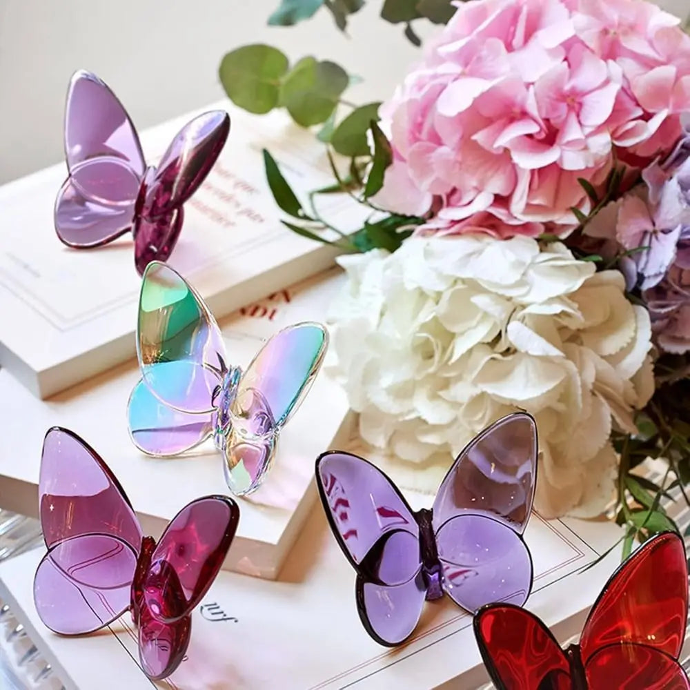 Crystal Butterfly Glow™ — Luxury Optical Art Sculpture