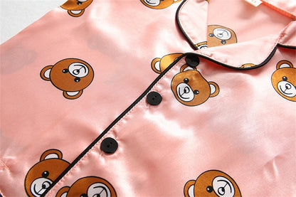 Petit Rêve™ – Refined Satin Summer Pajama Set